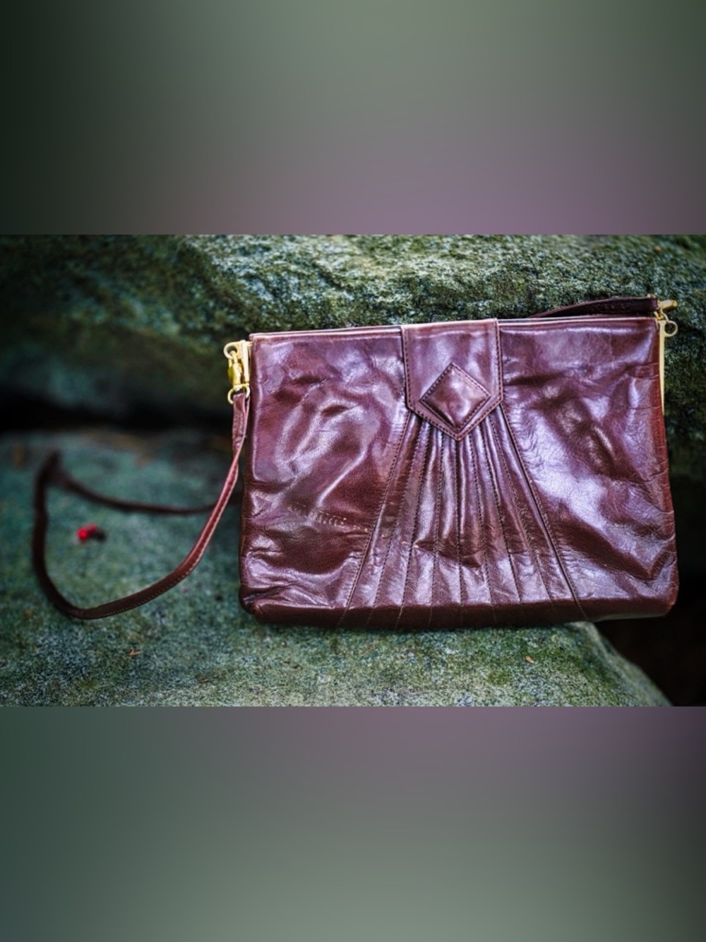 Vintage Eel Skin Clutch